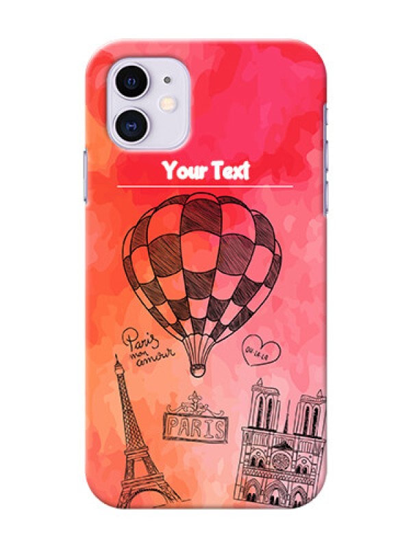 Custom Iphone 11 Personalized Mobile Covers: Paris Theme Design
