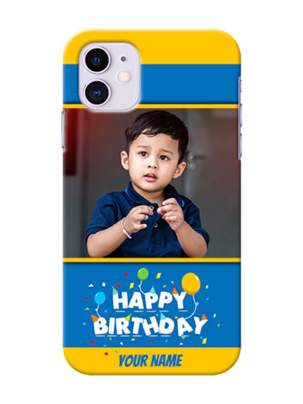 Custom Iphone 11 Mobile Back Covers Online: Birthday Wishes Design