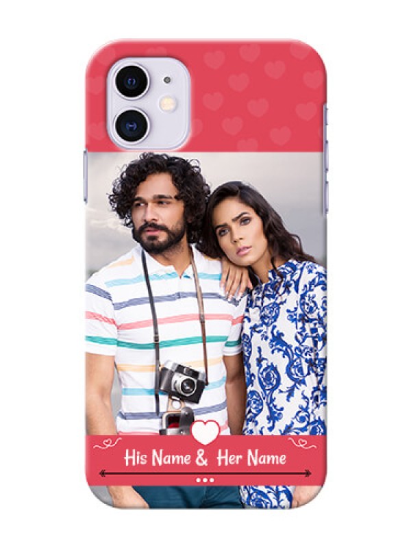 Custom Iphone 11 Mobile Cases: Simple Love Design