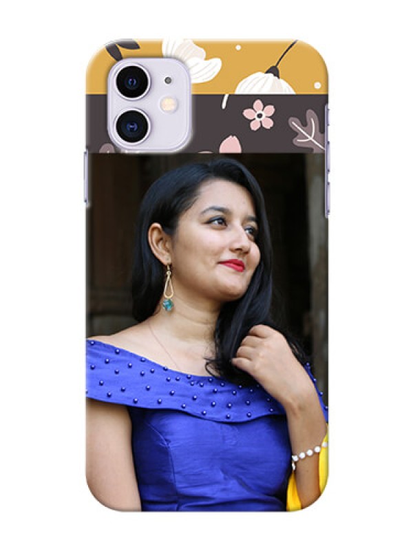 Custom Iphone 11 mobile cases online: Stylish Floral Design