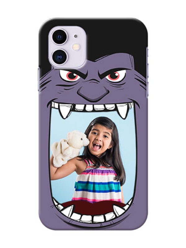 Custom Iphone 11 Personalised Phone Covers: Angry Monster Design