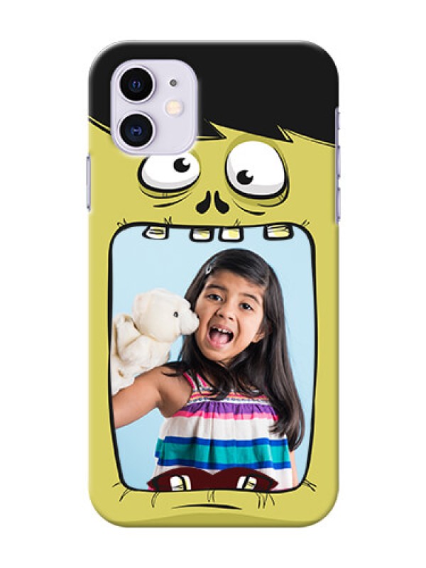 Custom Iphone 11 Mobile Covers: Cartoon monster back case Design