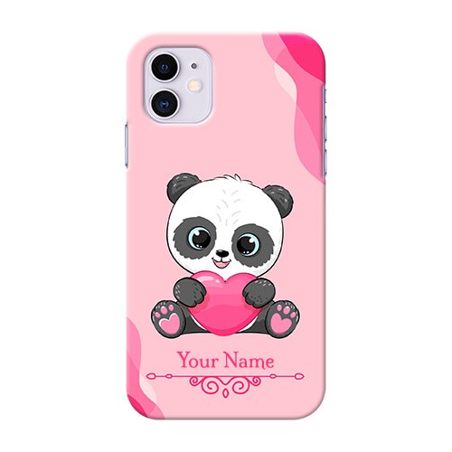 Buy iPhone 11 Mobile Back Covers Cute Panda Design