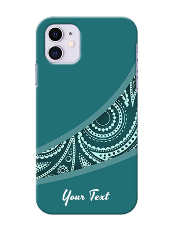 Custom iPhone 11 Custom Phone Covers: semi visible floral Design