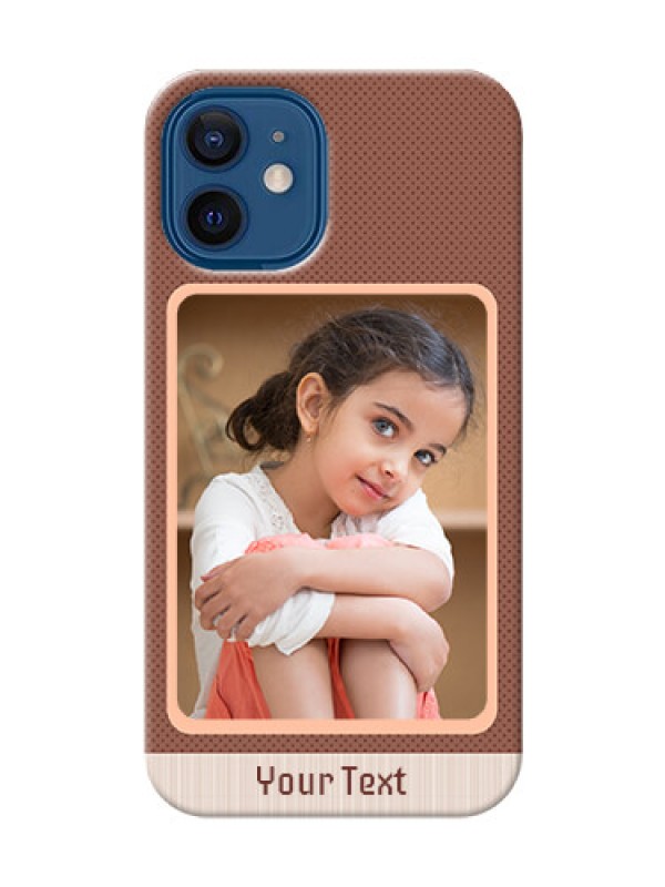 Custom iPhone 12 Mini Phone Covers: Simple Pic Upload Design