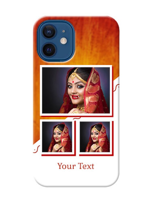 Custom iPhone 12 Mini Personalised Phone Cases: Wedding Memories Design  