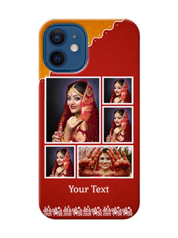 Custom iPhone 12 Mini customized phone cases: Wedding Pic Upload Design