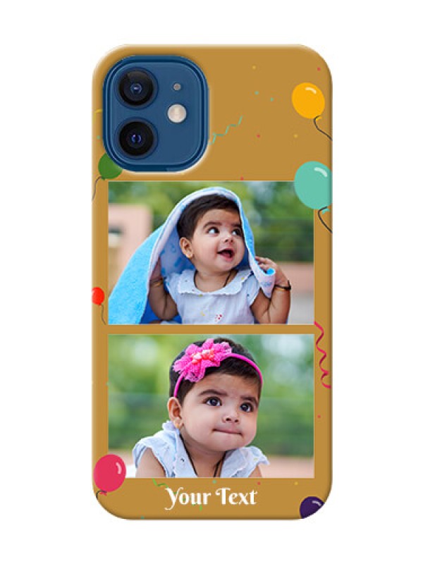 Custom iPhone 12 Mini Phone Covers: Image Holder with Birthday Celebrations Design