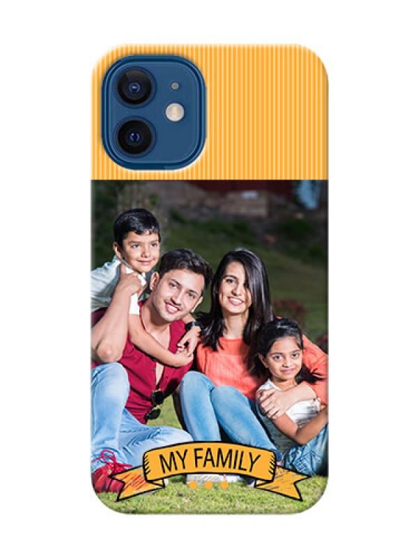 Custom iPhone 12 Mini Personalized Mobile Cases: My Family Design