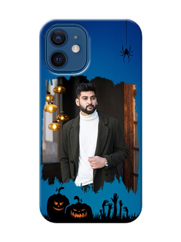 Custom iPhone 12 Mini mobile cases online with pro Halloween design 