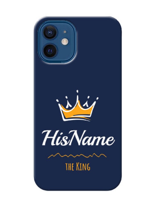 Custom iPhone 12 Mini King Phone Case with Name