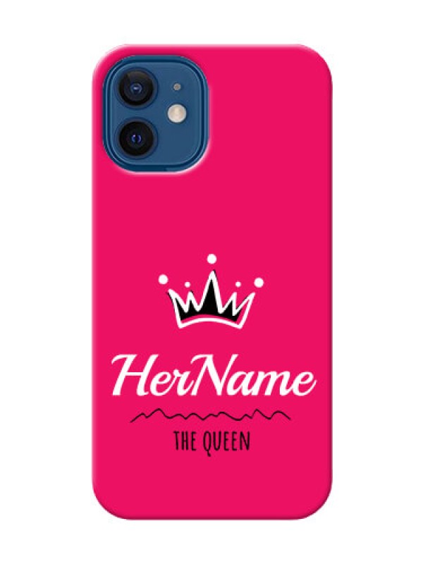 Custom iPhone 12 Mini Queen Phone Case with Name