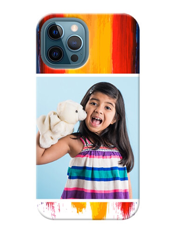 Custom iPhone 12 Pro Max custom phone covers: Multi Color Design