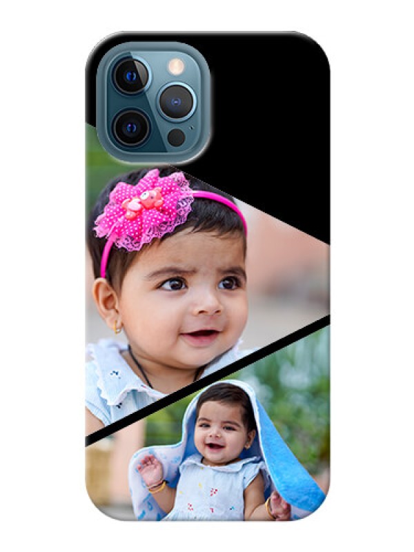 Custom iPhone 12 Pro Max mobile back covers online: Semi Cut Design