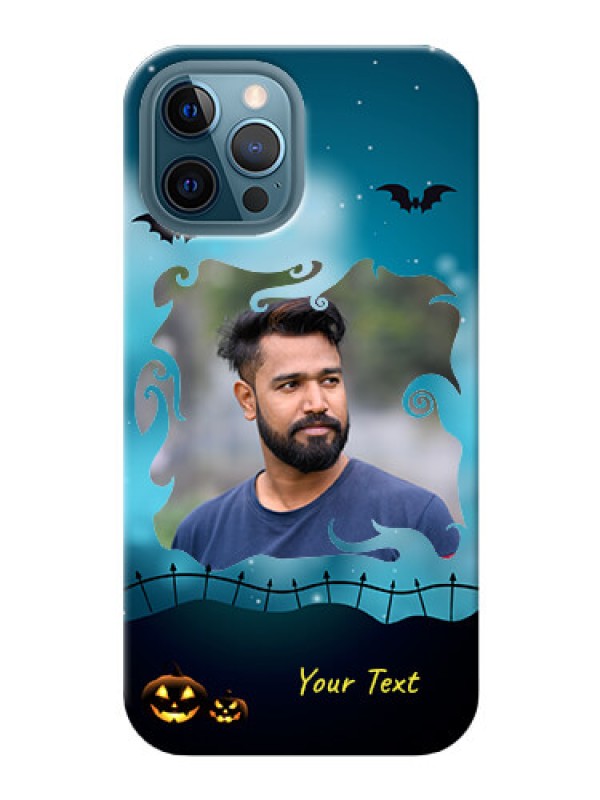 Custom iPhone 12 Pro Max Personalised Phone Cases: Halloween frame design