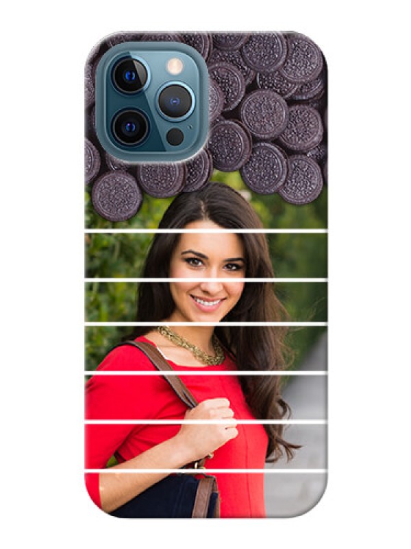 Custom iPhone 12 Pro Max Custom Mobile Covers with Oreo Biscuit Design