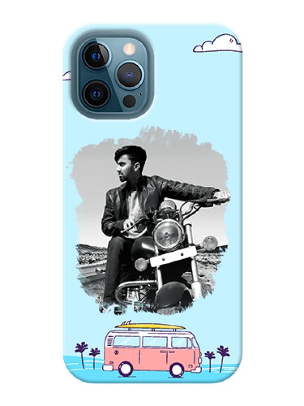 Custom iPhone 12 Pro Max Mobile Covers Online: Travel & Adventure Design