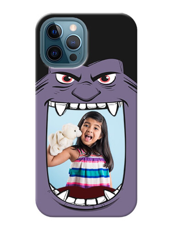 Custom iPhone 12 Pro Max Personalised Phone Covers: Angry Monster Design