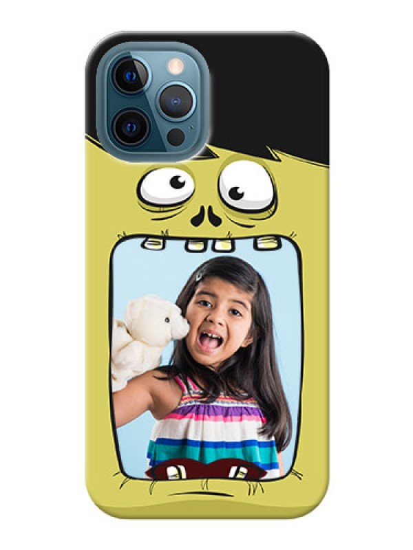 Custom iPhone 12 Pro Max Mobile Covers: Cartoon monster back case Design