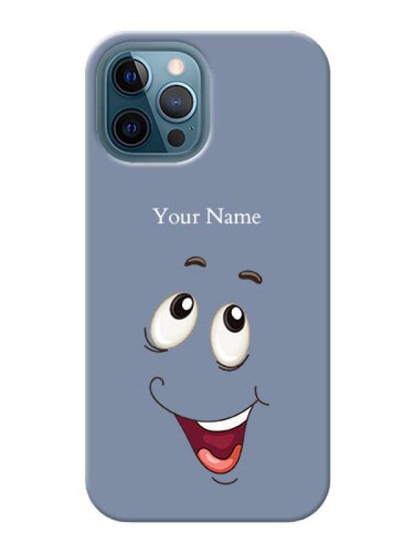 Custom iPhone 12 Pro Max Phone Back Covers: Laughing Cartoon Face Design