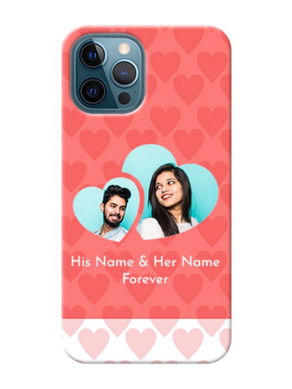 Custom iPhone 12 Pro personalized phone covers: Couple Pic Upload Design