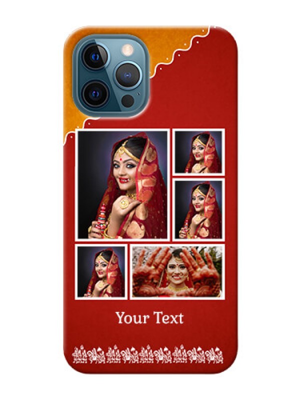 Custom iPhone 12 Pro customized phone cases: Wedding Pic Upload Design