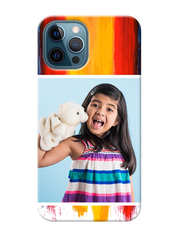 Custom iPhone 12 Pro custom phone covers: Multi Color Design