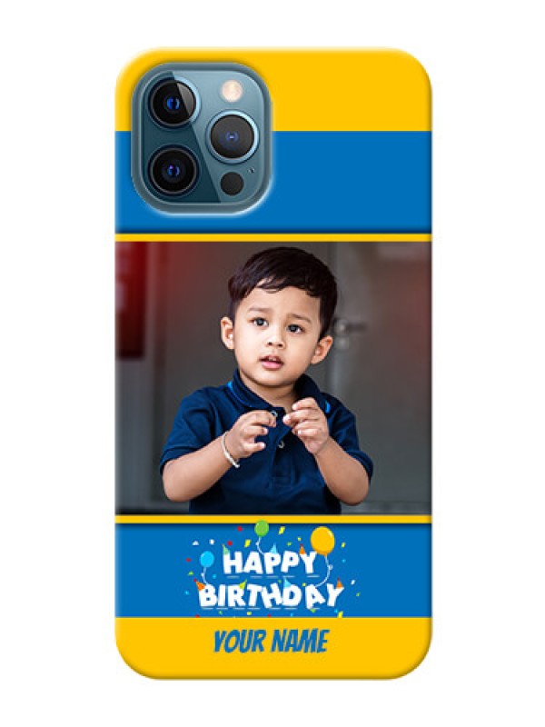 Custom iPhone 12 Pro Mobile Back Covers Online: Birthday Wishes Design