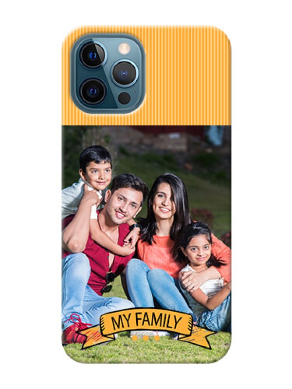 Custom iPhone 12 Pro Personalized Mobile Cases: My Family Design
