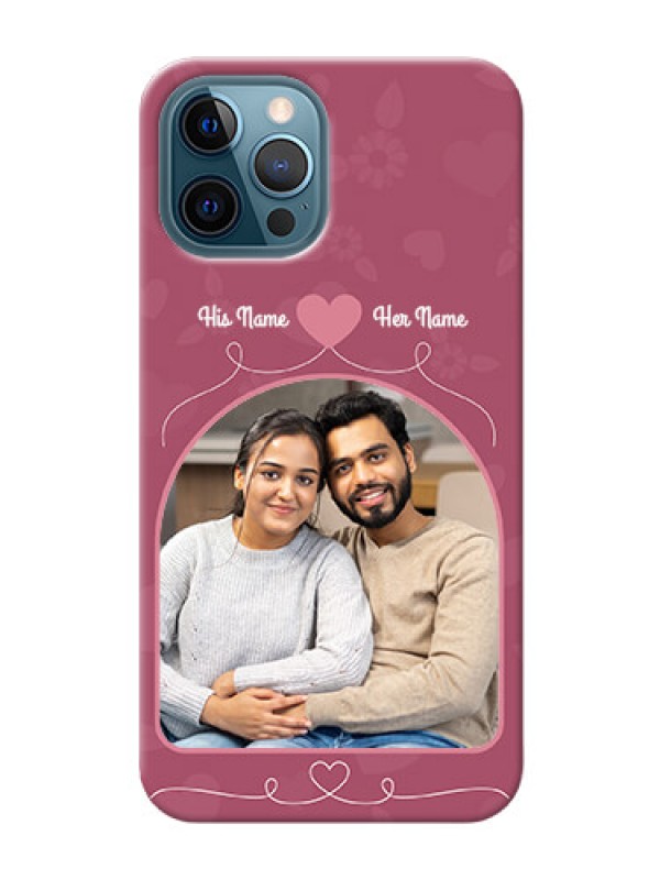 Custom iPhone 12 Pro mobile phone covers: Love Floral Design