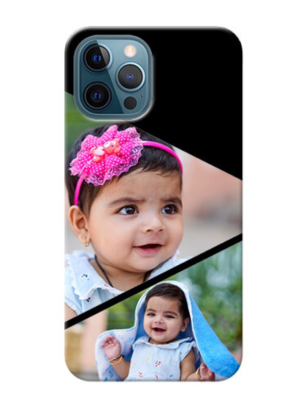 Custom iPhone 12 Pro mobile back covers online: Semi Cut Design