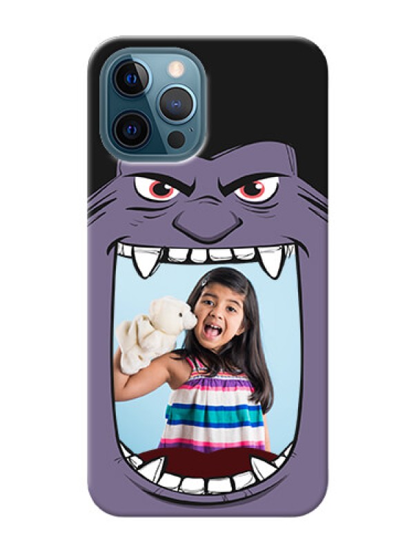 Custom iPhone 12 Pro Personalised Phone Covers: Angry Monster Design