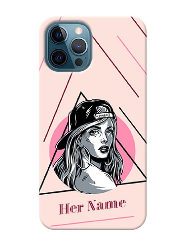 Custom iPhone 12 Pro Custom Phone Cases: Rockstar Girl Design