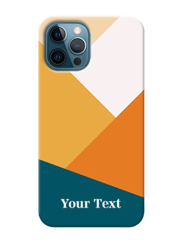 Custom iPhone 12 Pro Custom Phone Cases: Stacked Multi-colour Design