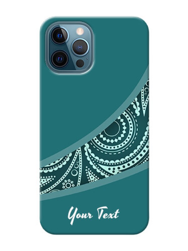 Custom iPhone 12 Pro Custom Phone Covers: semi visible floral Design