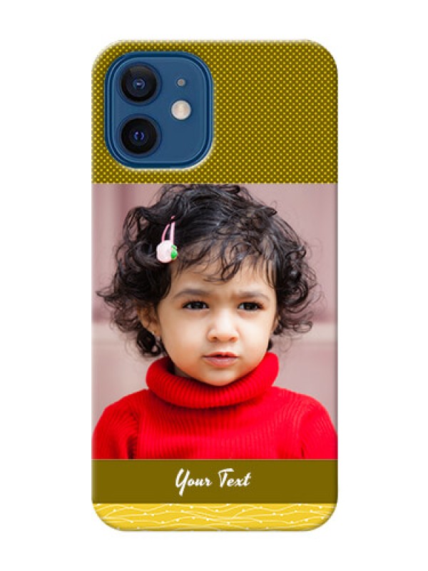 Custom iPhone 12 custom mobile back covers: Simple Green Color Design