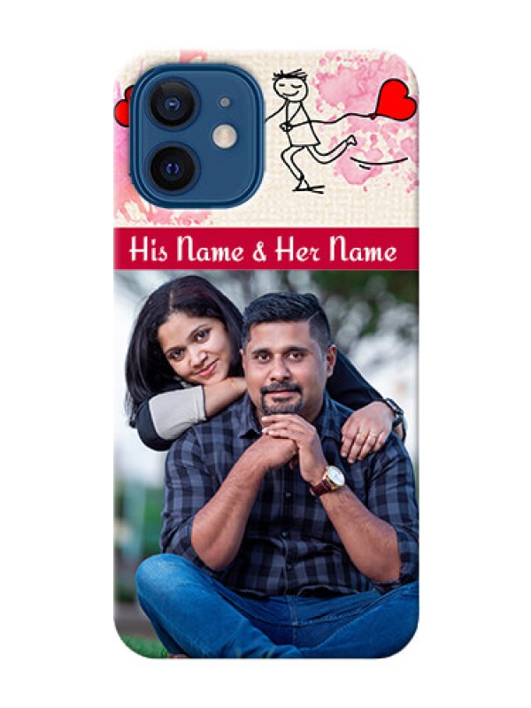 Custom iPhone 12 phone back covers: You and Me Case Design