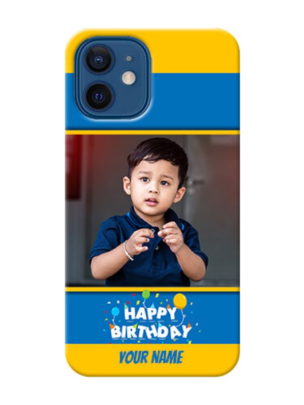 Custom iPhone 12 Mobile Back Covers Online: Birthday Wishes Design