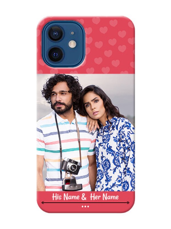 Custom iPhone 12 Mobile Cases: Simple Love Design