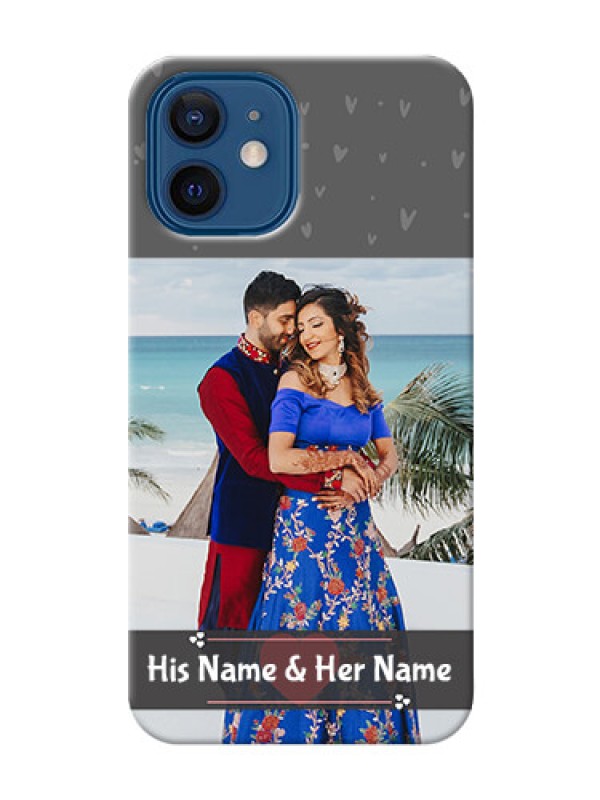 Custom iPhone 12 Mobile Covers: Buy Love Design with Photo Online