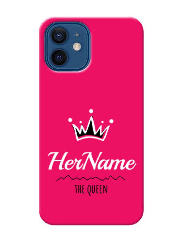 Custom iPhone 12 Queen Phone Case with Name