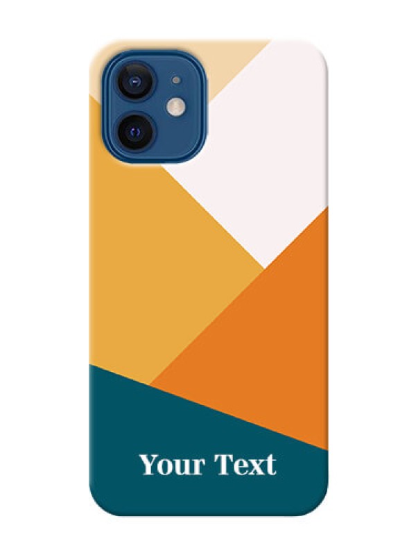 Custom iPhone 12 Custom Phone Cases: Stacked Multi-colour Design