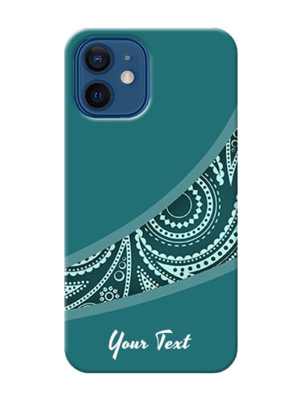 Custom iPhone 12 Custom Phone Covers: semi visible floral Design