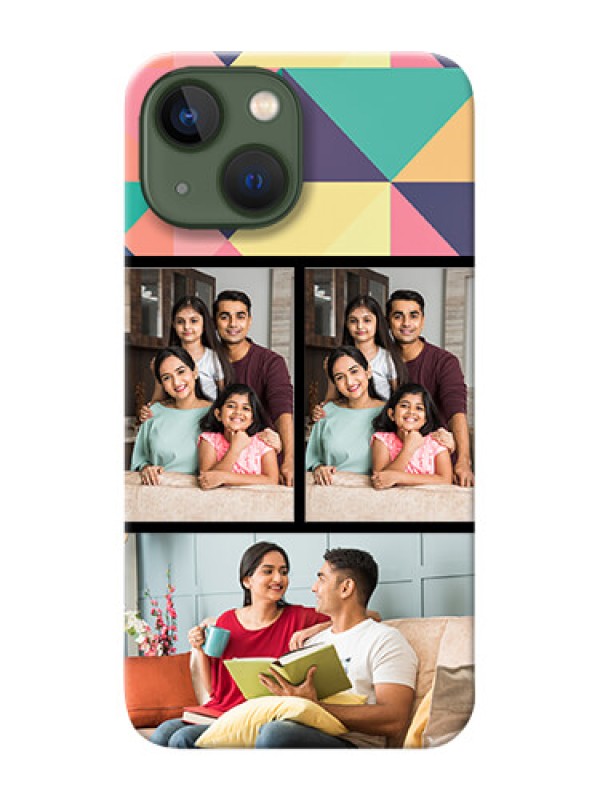 Custom iPhone 13 Mini personalised phone covers: Bulk Pic Upload Design