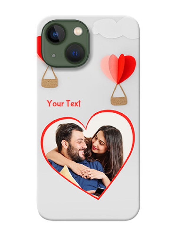 Custom iPhone 13 Mini Phone Covers: Parachute Love Design