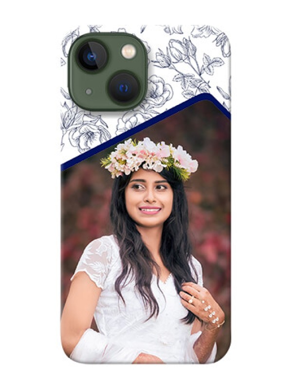 Custom iPhone 13 Mini Phone Cases: Premium Floral Design