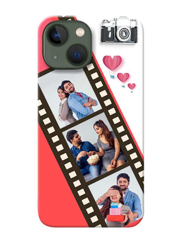 Custom iPhone 13 Mini custom phone covers: 3 Image Holder with Film Reel