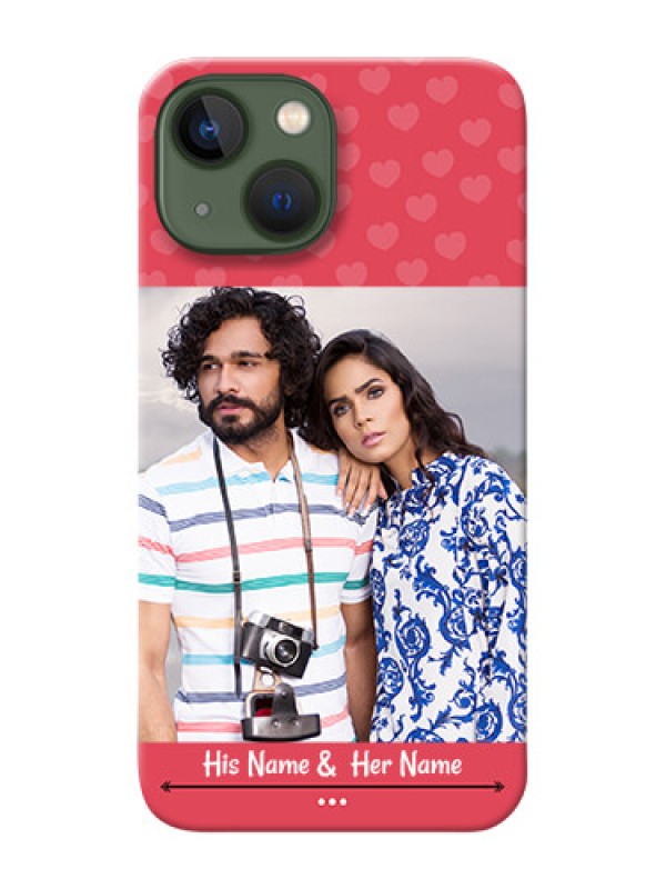 Custom iPhone 13 Mini Mobile Cases: Simple Love Design
