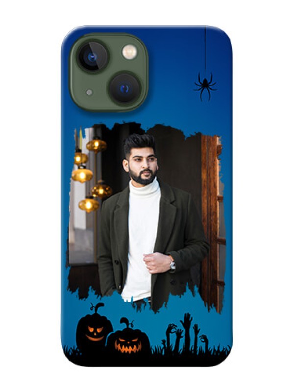 Custom iPhone 13 Mini mobile cases online with pro Halloween design 