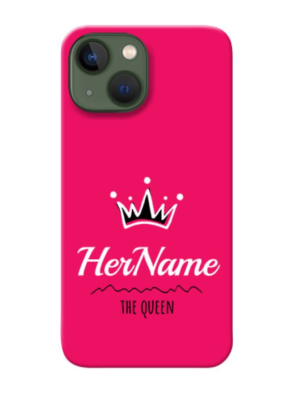 Custom iPhone 13 Mini Queen Phone Case with Name